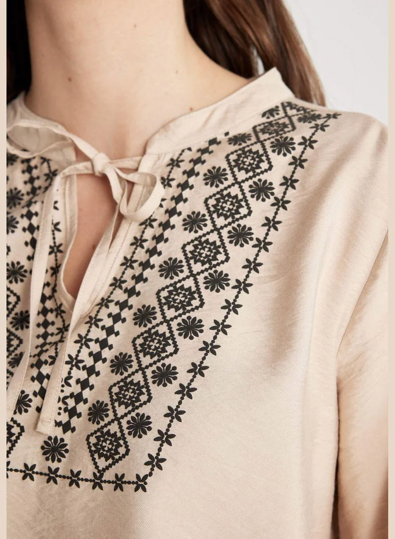 DeFacto  Woman Woven Long Sleeve Blouse  | Best Price UAE