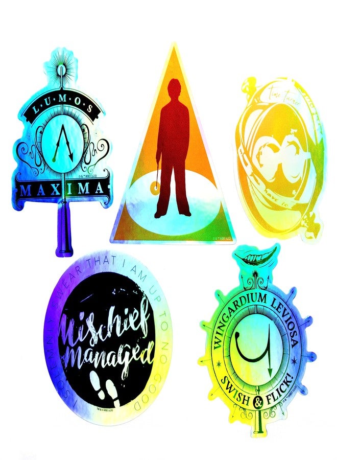 Conquest Journals Harry Potter Wizarding World Vinyl Stickers, Set of 60 Unique Stickers Including 5 Holograms, Waterproof and UV Resistant, Great for All Your Gadgets, Potterfy All The Things - Image 4