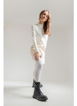 Mnpc Girl Black Leather Anatomical Boots  - Image 1