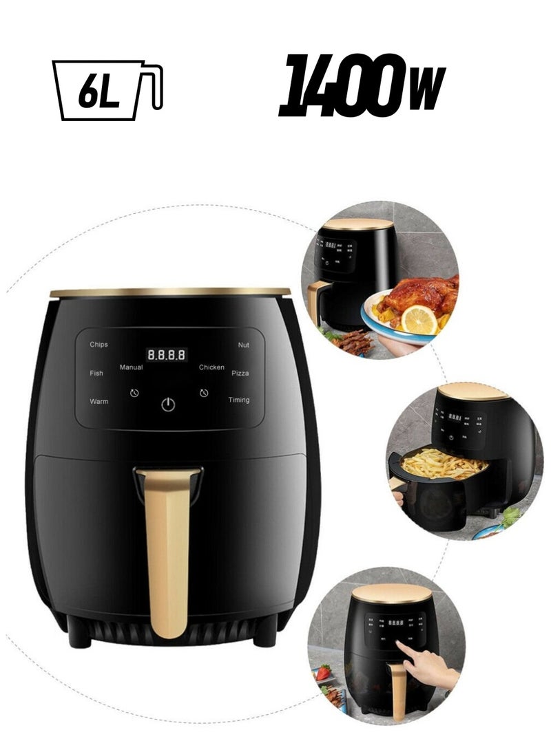 SILVER CREST Silver Crest Extra Large Capacity Airfryer 6L 