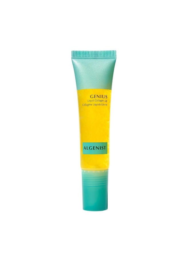 Algenist GENIUS Liquid Collagen Lip - Active Collagen Lip Treatment for Visibly Smoother Lips - Non-Comedogenic & Hypoallergenic Skincare (15ml)  - Image 1