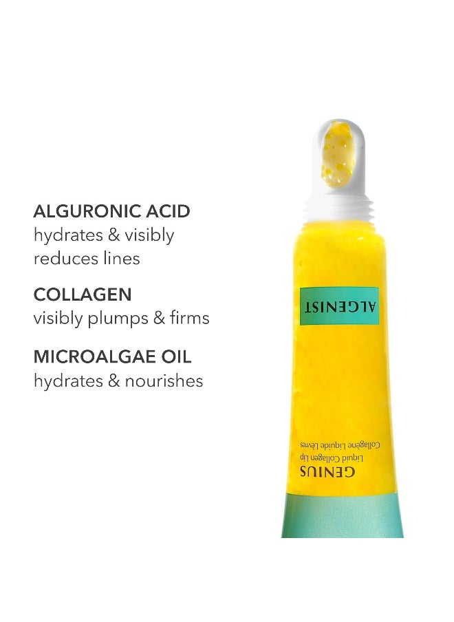 Algenist GENIUS Liquid Collagen Lip - Active Collagen Lip Treatment for Visibly Smoother Lips - Non-Comedogenic & Hypoallergenic Skincare (15ml)  - Image 3