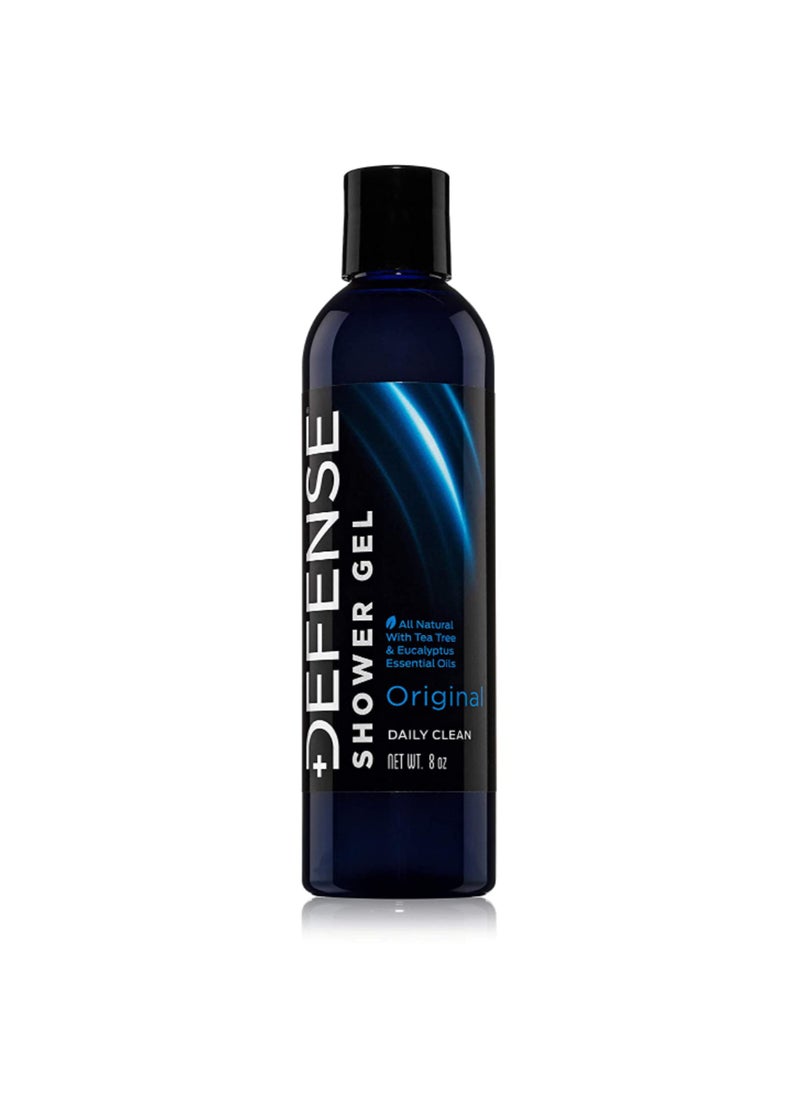 Defense Soap - Defense Soap Organic Tea Tree Body Wash | All Natural Shower Gel with Tea Tree Oil, Eucalyptus Oil, and Aloe Vera. Wrestling Inspired, For All Mens & Womens Skin Types. 8 oz - Image 1