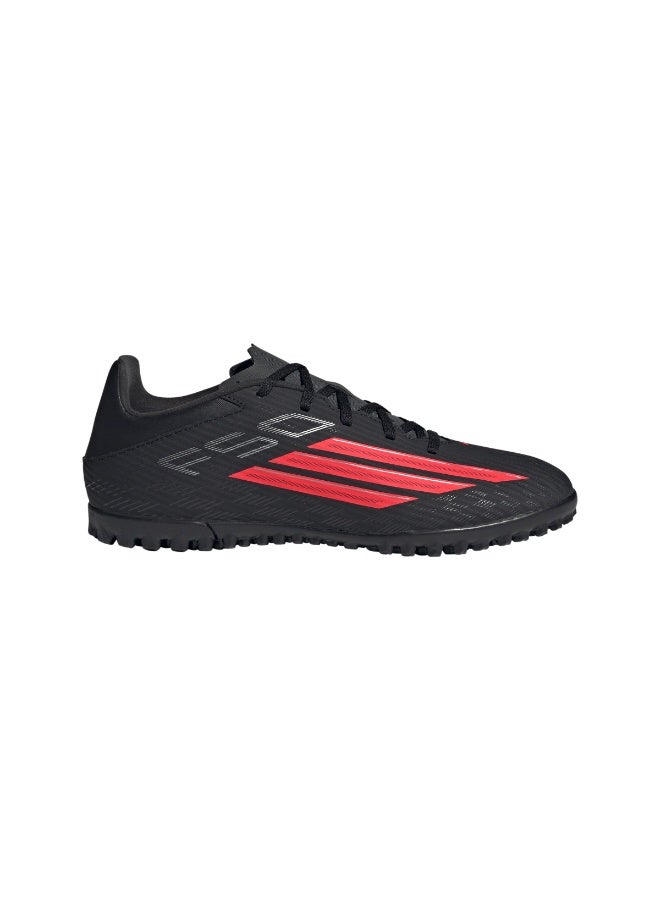 Adidas أحذية كرة القدم من نوع F50 Club Turf من أديداس - أسود أساسي/لوسيد - Image 1