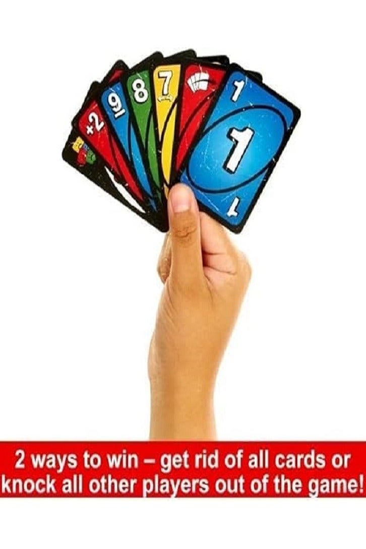 Mattel Games UNO Show ‘EM No Mercy - Card Game for Family Night, Parties, Games Night and Travel with Extra Cards, Special Rules & Tougher Penalties  - Image 2