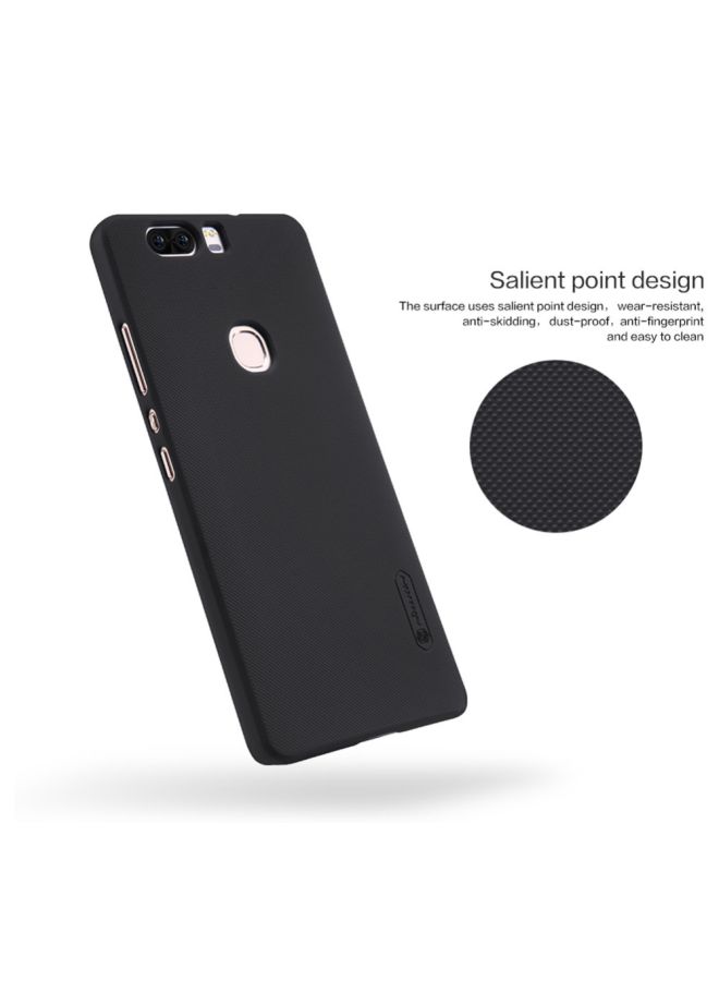 Nillkin Frosted Shield Hard Case Cover With Screen Protector For Huawei Honor V8 Black - Image 4