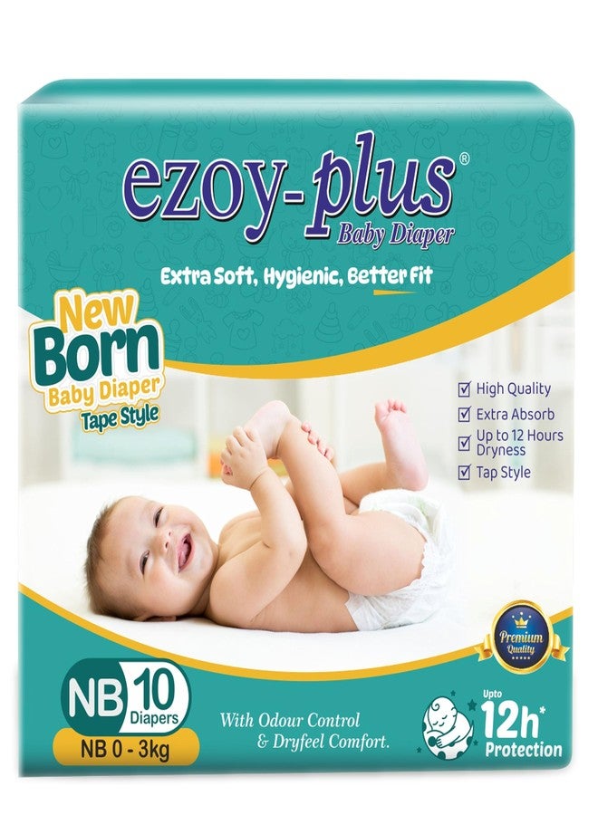 Ezoyplus New Born Baby Diapers Tape Style (0-4kg) | 12 Hours Dryness | Extra Soft & Hygienic | Newborn Diapers 100 Count - Image 2