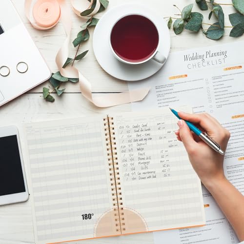 Koogel Accounting Ledger Book, Expense Tracker Notebook A5 Budget Bill Tracker Notebook for Home Budget Tracking Business Bookkeeping Personal Finance Planner, Income and Expense Log Book - Image 4