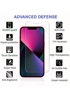 PRIMEEIGHT PRIMEEIGHT iPhone 13 Mini Screen Protector 5.4 Inch Display - Ultra Thin 9H Hardness Tempered Glass iPhone 13 Mini Pack of 3 - Easy to Install HD Clear Screen Protector 13 Mini  - Image 2