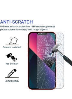 PRIMEEIGHT PRIMEEIGHT iPhone 13 Mini Screen Protector 5.4 Inch Display - Ultra Thin 9H Hardness Tempered Glass iPhone 13 Mini Pack of 3 - Easy to Install HD Clear Screen Protector 13 Mini  - Image 4