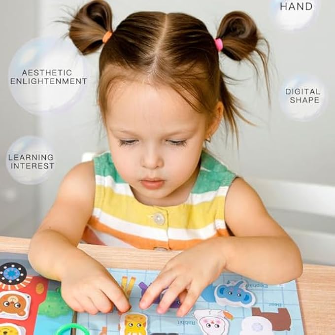 4 PCS BUSY BOOK, MONTESSORI QUIET TOYS FOR TODDLERS 1-4 YEAR OLDS, PRESCHOOL LEARNING FOR KIDS, EARLY EDUCATIONAL, DEVELOP FINE MOTOR AND SKILLS - Image 3