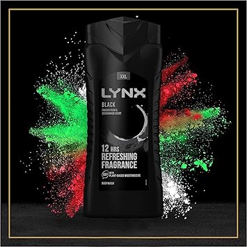 Lynx Black Shower Gel 500ml - Image 4