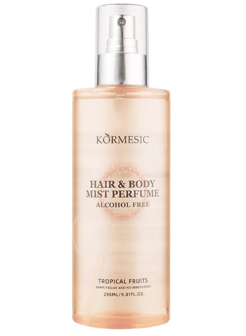 Kormesic 290ml Hair and Body Mist Perfume Fragrance Mist Fragrance Perfume Spray Haircare Refreshing Body Moisturizing Hydrating Soft Hair Care Spray Body Mist - Image 1
