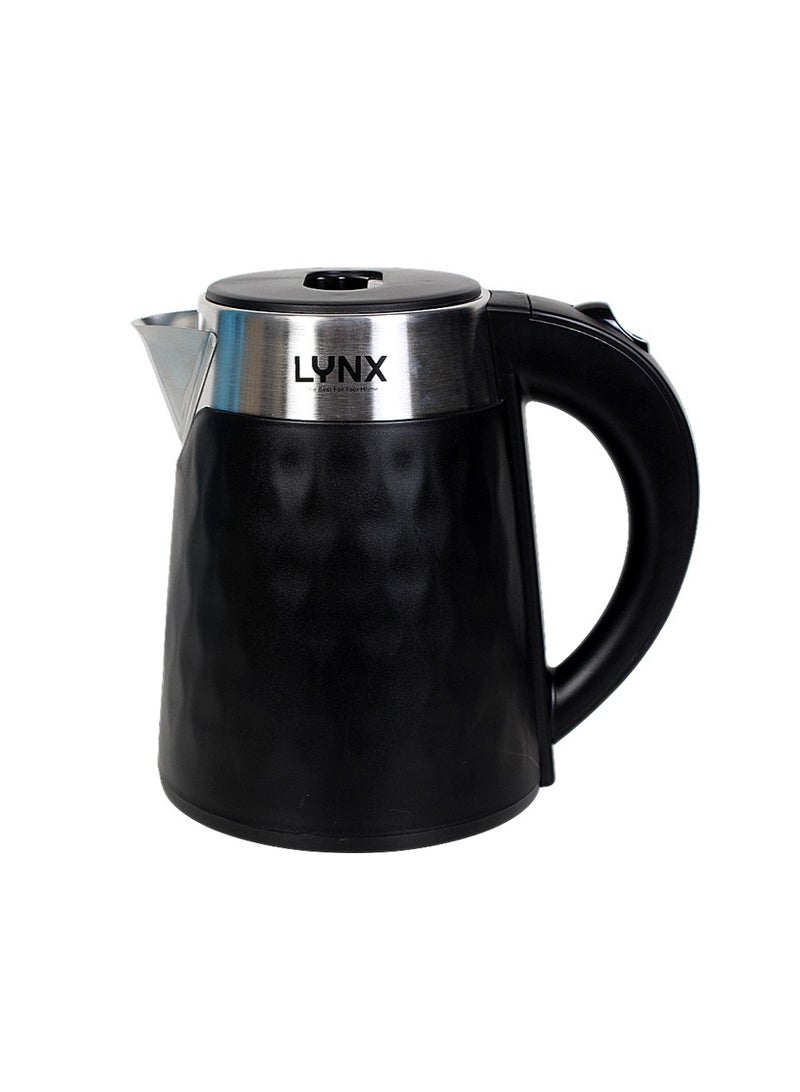 LYNX Electric Kettle with Stainless Steel Body, 1.8L Capacity, 1500W Fast Boil, Auto Shut Off, Boil Dry Protection, Concealed Heating Element, Hot Water Boiler for Tea Coffee -KT-2109 - Image 4