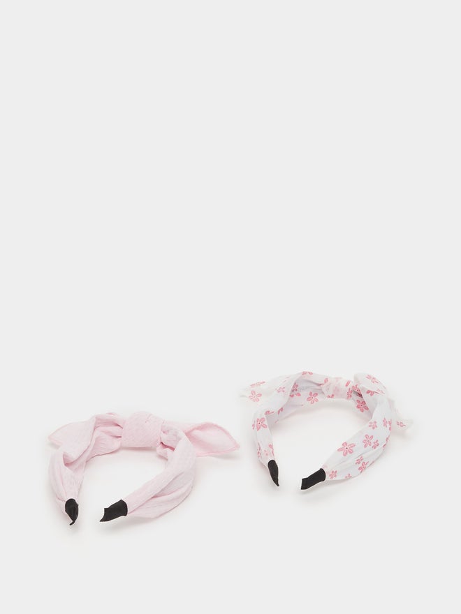 ستايلي طقم عصابات رأس بشريط لامع من قطعتين - Image 2