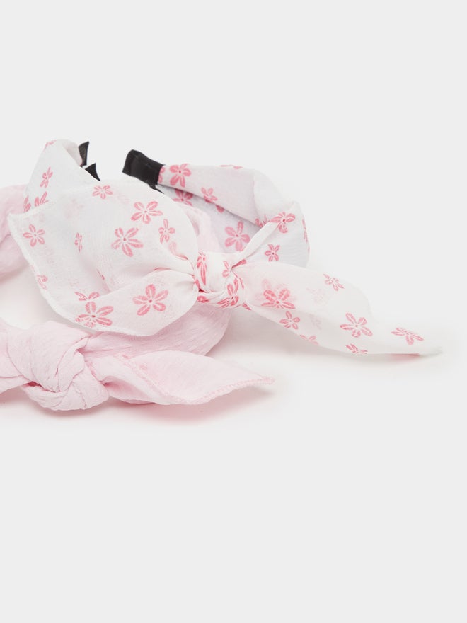 ستايلي طقم عصابات رأس بشريط لامع من قطعتين - Image 3