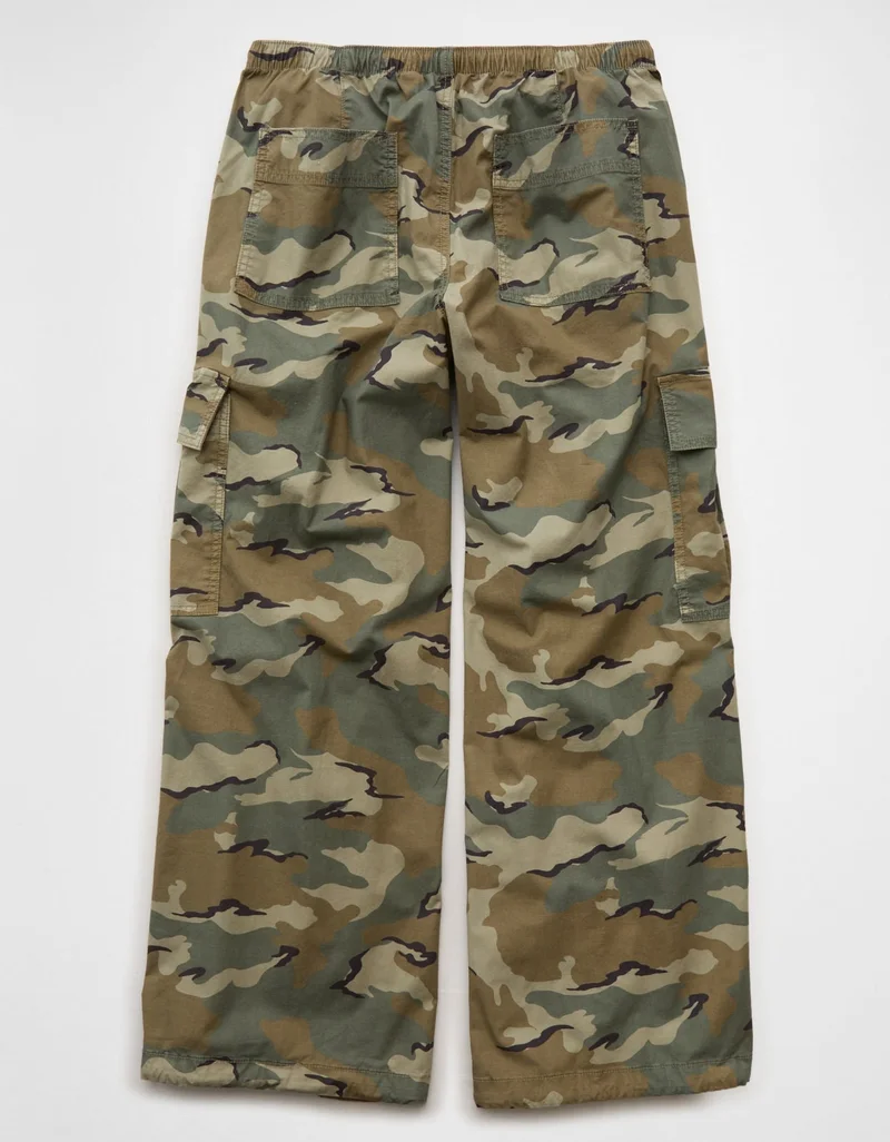 American Eagle  AE Low-Rise Cargo Parachute Pant for Women | Best Price UAE