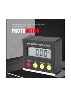 Generic Mini Digital Protractor Measuring Tool Black  - Image 5