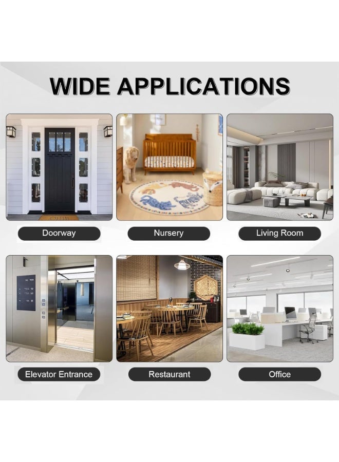 كلوزيلي حامل كاميرا جداري (1 قطعة)، رف عائم لاصق بدون حفر، حامل تثبيت كاميرا مراقبة، رف جداري صغير، تركيب على الجدار أو السقف أو الزاوية، رف زاوية من الأكريليك، حامل من مادة ABS، مناسب للكاميرات، السماعات وأجهزة المراقبة. - Image 2