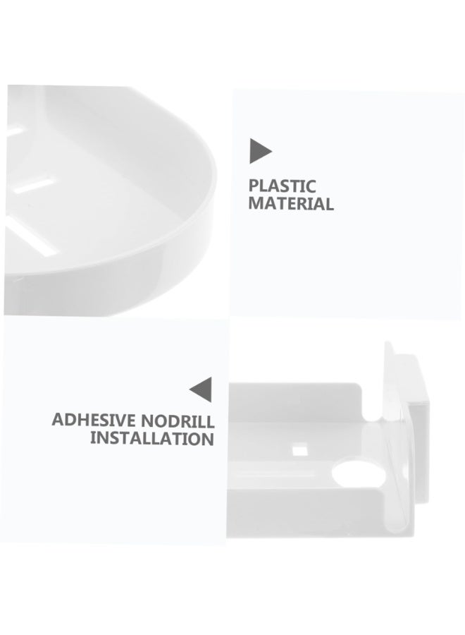 كلوزيلي حامل كاميرا جداري (1 قطعة)، رف عائم لاصق بدون حفر، حامل تثبيت كاميرا مراقبة، رف جداري صغير، تركيب على الجدار أو السقف أو الزاوية، رف زاوية من الأكريليك، حامل من مادة ABS، مناسب للكاميرات، السماعات وأجهزة المراقبة. - Image 5