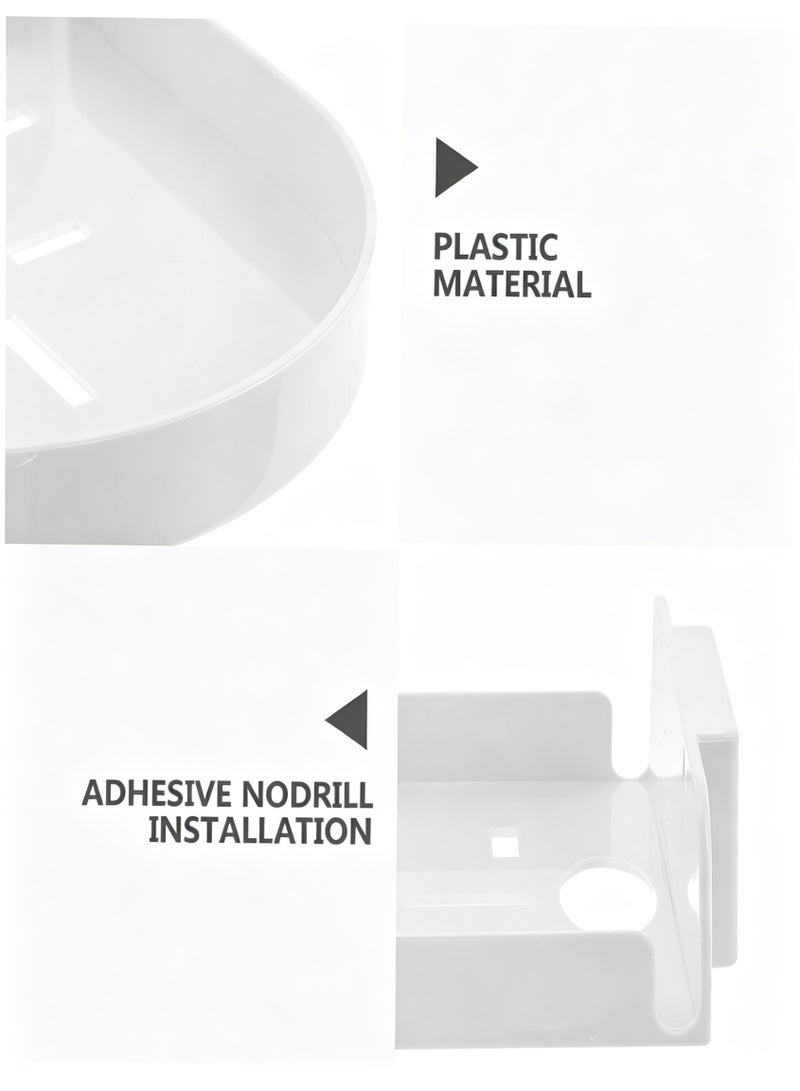 Closeli 1Pack Security Camera Bracket, Baby Monitor Mount, Small Floating Shelf Wall Holder,No Drill Self-Adhesive Bracket, Wall Ceiling Corner Mount Stand, Acrylic Corner Shelf, Easy To Install,for Cameras, Baby Monitors and Speakers - Image 5