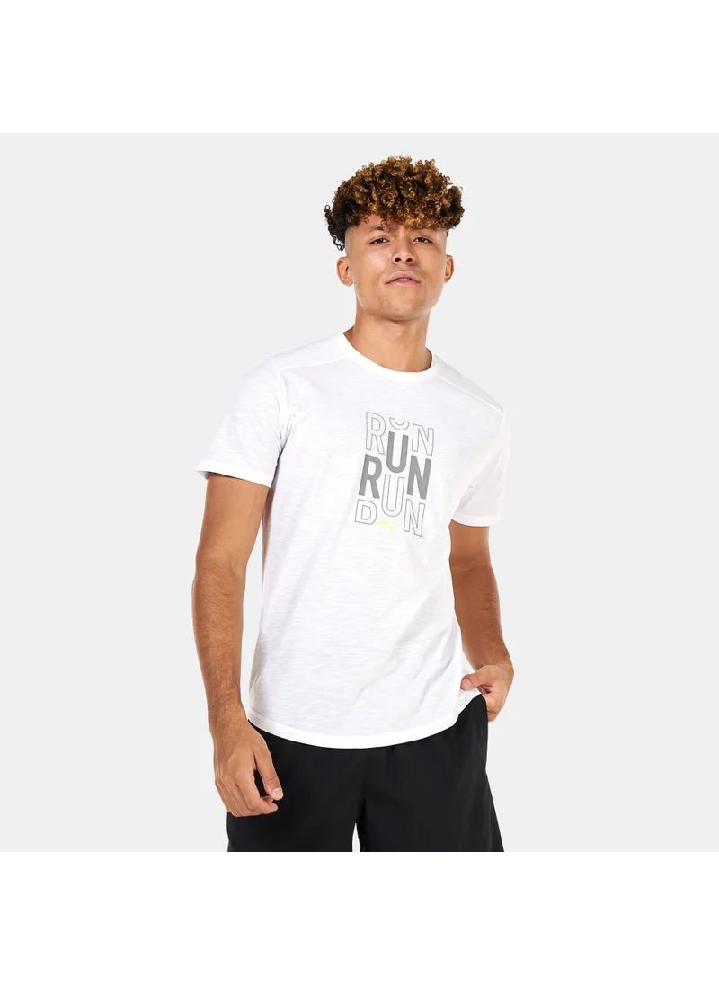 PUMA Men's Performance Logo Running T-Shirt