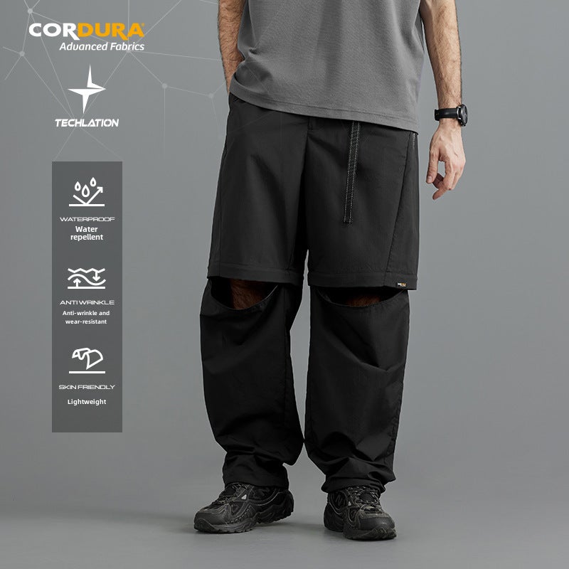 INF Mens CORDURA Multi-Function Convertible Pants green tea - Image 5