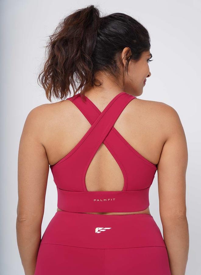 بالم فيت حمالة صدر رياضية نسائية نوفا بتصميم صليب أحمر من بالم فيت - Image 2