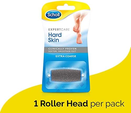 Scholl ExpertCare Hard Skin Refill Extra Course Roller Head Refill for use with Scholls Hard Skin Electric Foot File Range Size 1 Unit 1 Roller Head - Image 2