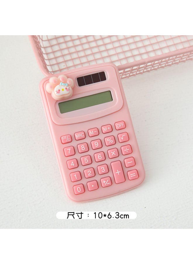 Cartoon Cute Mini Calculator, Portable Small Computer For Students, High-looking Computer For Office Use