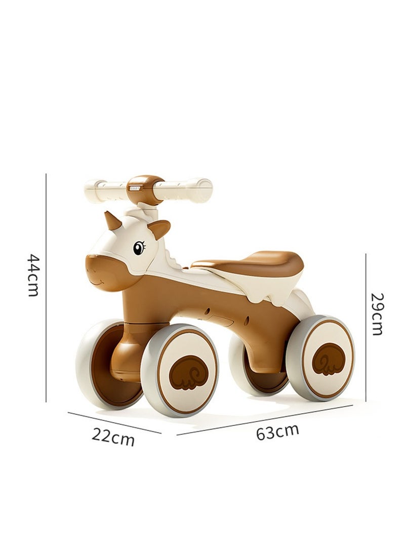 Arabest Baby Balance Bike,Toddler Bike for 12-18 Month, Toddler Bicycle Toy for 1 Year Old Girls, Baby Walker Balance Bike with Rabbit Stickers, Baby Girl Toy  - Image 5