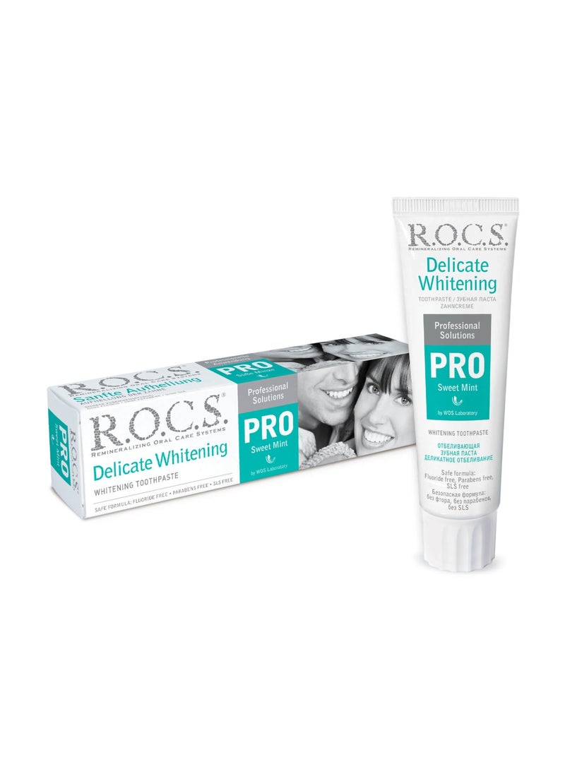 Rocs - R.O.C.S Delicate Whitening Sweet Mint Toothpaste 100ml - Image 1