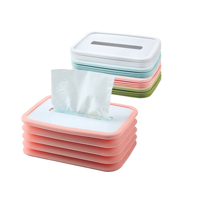 Foldable Paper Towel Dispenser: Blue Silicone Material - Space-saving Design Paper Towel Holder for Home Bathroom, Travel & Daily Use - Image 2
