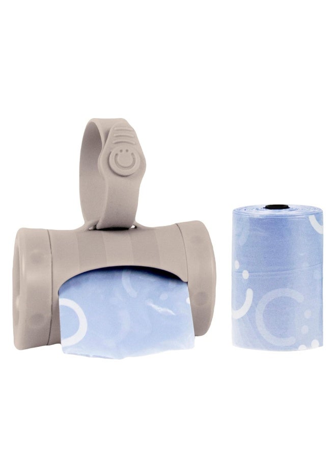 موزع حقيبة قابل للسحب أثناء التنقل لسفر الطفل، ملحق أساسي لحقيبة الحفاضات للمواليد الجدد، ملحق مفيد للأطفال، لون بني رمادي - Image 1