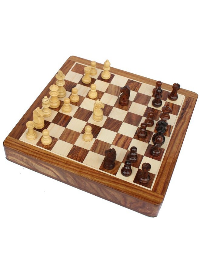Medieval Replicas SouvNear Limited Stock - Chess Set 12X12 Magnetic Chess Set Standard Board Game With Chessmen Storage Drawer Handmade In Fine Wood - Non-Folding, One Size - Image 4