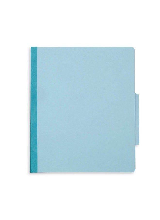 Blue Summit Supplies 10 Blue Classification Folders - 1 Divider - 2 Inch Tyvek Expansions - Durable 2 Prongs Designed to Organize Standard Medical Files, Law Client Files, Office Reports - Letter Size, Blue, 10 Pack  - Image 4
