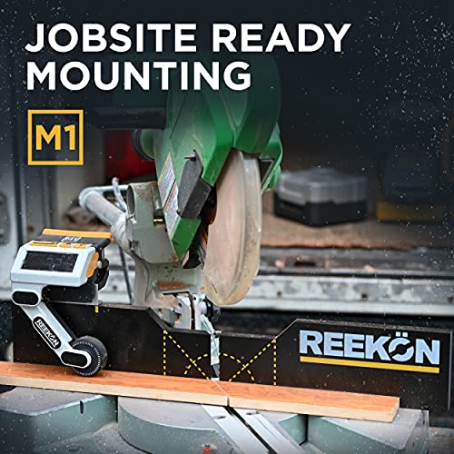 REEKON حاجز محول REEKON M1 – يسمح بتركيب M1 على مجموعة واسعة من المناشير المائلة ومناشير القطع، نقطة تركيب من الألمنيوم، 4 مسامير مرفقة لتسهيل التركيب - Image 3