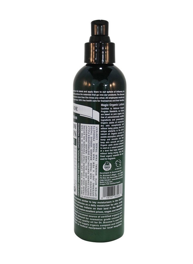 Dr. Bronner's Dr. Bronner's & All-One Organic Lotion for Hands & Body, Patchouli Lime, 8-Ounce Pump Bottles (Pack of 2) - Image 2