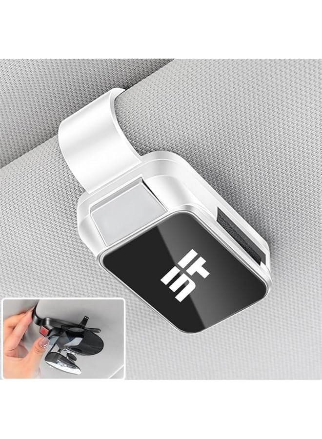 Generic Sunglasses Holder for Car Visor,Jetour T2 Dashing Accessories 2025,Car Accessories Interior Storage (white)  - Image 2