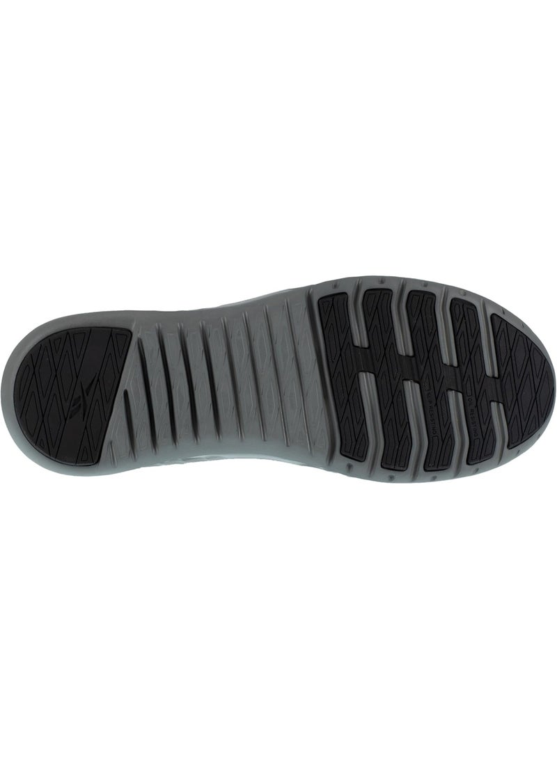 Reebok Work حذاء سلامة للرجال بمقدمة مركبة مقاوم للانزلاق قابل للتهوية وخفيف للعمل RB4020 Sublite Legend أسود رمادي - Image 4