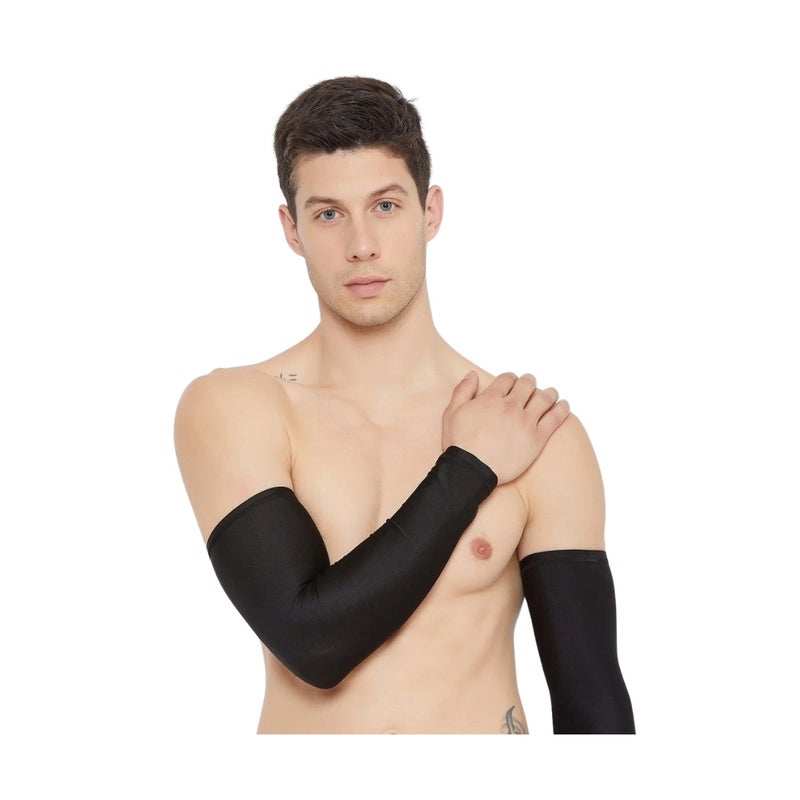 SG Century Arm Sleeves for Men & Women – Sun Protection Hand and Elbow Sleeves for Cricket, Medium