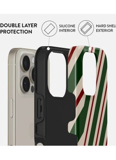 BURGA iPhone 16 Pro Max Case, 2 Piece Hard Shell + TPU Interior, Shock Absorption, All Port Accessible, Raised Bezel For Screen & Camera Protection, Never Fading HQ Print,  North Pole  - Image 2