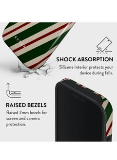 BURGA iPhone 16 Pro Max Case, 2 Piece Hard Shell + TPU Interior, Shock Absorption, All Port Accessible, Raised Bezel For Screen & Camera Protection, Never Fading HQ Print,  North Pole  - Image 4