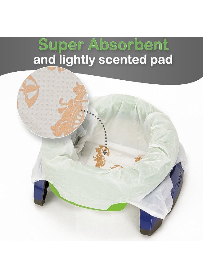 Kalencom Potette Plus Potty Seat Liners with Magic Disappearing Ink Value Box - 90 Liners - Image 2