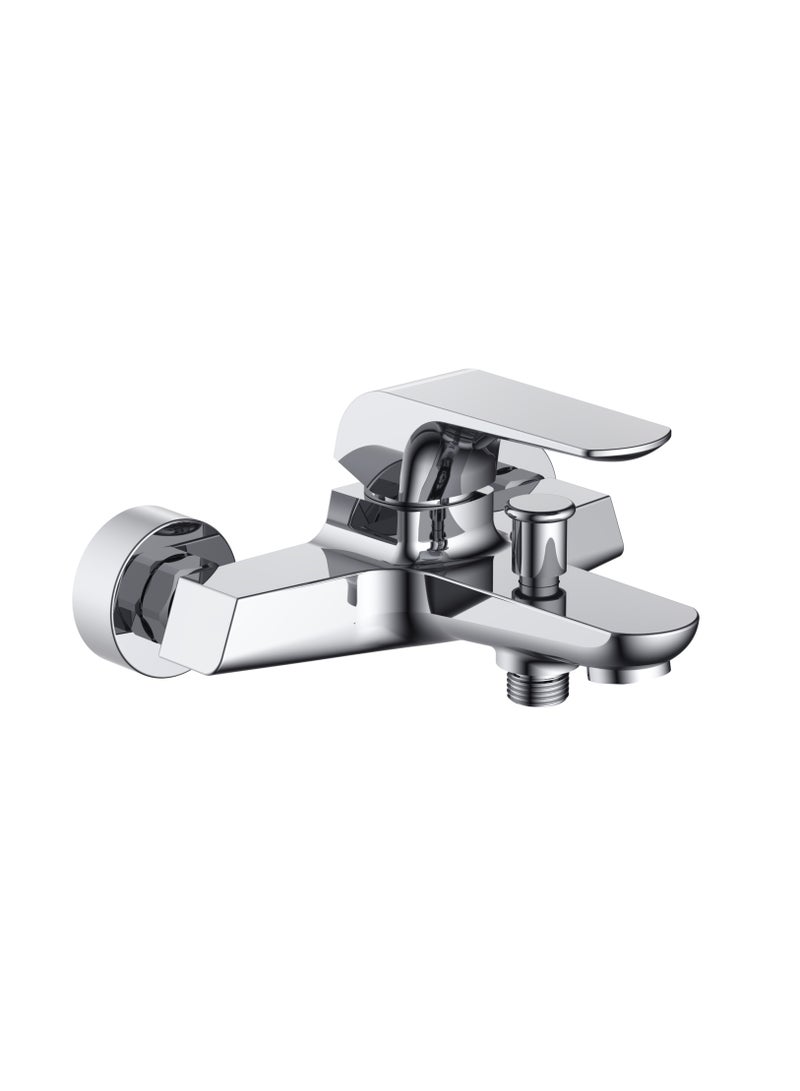 HESANIT Elite Single Lever Bath Mixer With Hand Shower Set Chrome - 7002C - Image 2
