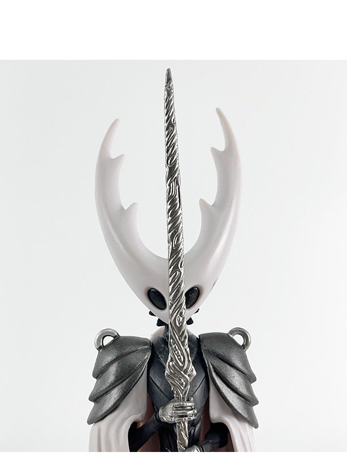 Hollow Knight “Pale Prince” Figure Model Game Merchandise Collectible Toy Display, PVC Material, Height 25cm, Detachable Weapon Base