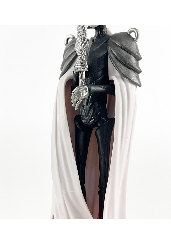 Hollow Knight “Pale Prince” Figure Model Game Merchandise Collectible Toy Display, PVC Material, Height 25cm, Detachable Weapon Base