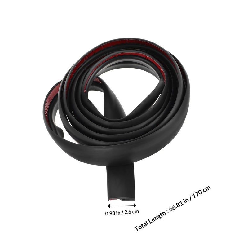Universal Car Weather Stripping Seal 25x10mm 1 7m Hollow Waterproof For Hood Doors Windows - Image 3
