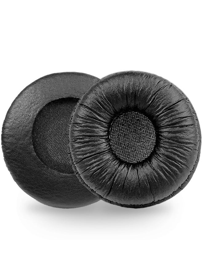 شابية وسائد أذن بديلة لسماعات الرأس سوني، وسائد أذن متوافقة مع سماعات الرأس سوني MDR- ZX100 ZX110 ZX110NC WH-CH500 CH520 CH510 V150 V250 V200 JBL Tune 450BT 500BT 510BT 660NC وسائد أذن 70 مم (عبوة من قطعتين) - Image 1