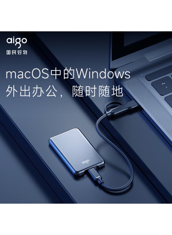 aigo قرص صلب خارجي محمول سرعة قراءة تصل إلى 520 ميجابايت/ثانية اتصال مباشر بالهاتف - Image 4